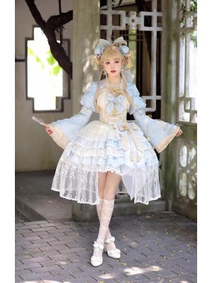 "Mindful of the sea, observing the mountains" Qi Lolita Dress OP by Alice Girl (AGL88)